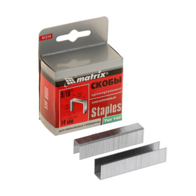 Скобы для степлера тип140 14мм 1000шт
