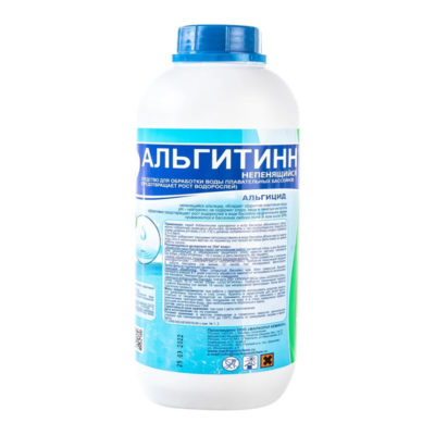 Альгитинн для бассейнов 1л. для борьбы с водорослями (непенящ.) М07