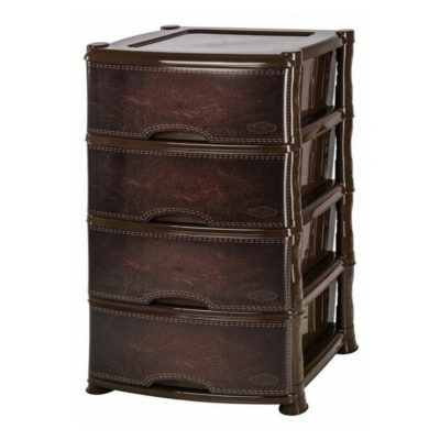 Комод 4 секции Виолет кожа (47*39*95)