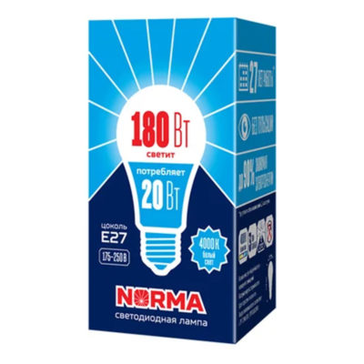 LED-A65-20W/4000K/E27 Лампа светодиод.