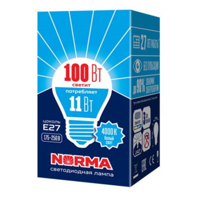 LED-G45-11W/4000K/E27 Лампа светодиод.