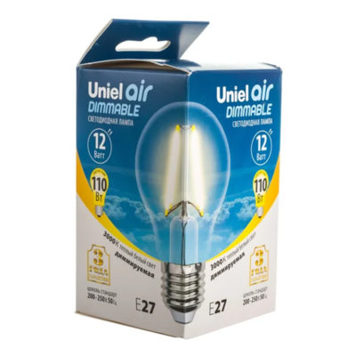 LED-A60-12W/3000K/E27 Лампа светодиод.