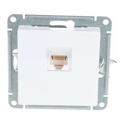 Розетка ATLASDESIGN компьютерная RJ45 мех. белый