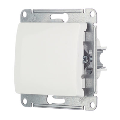 Переключатель 1-кл. ATLASDESIGN 6А белый