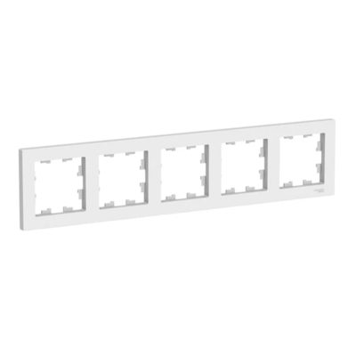 Рамка 5-пост. ATLASDESIGN универсальная белая