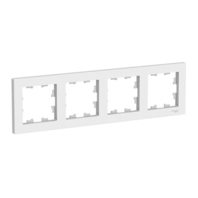 Рамка 4-пост. ATLASDESIGN универсальная белая