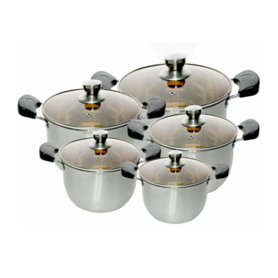 Набор посуды LIDER LD 2005. 5 предметов из нерж. стали