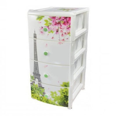 КОМОД УНИВЕРС.  4-Х СЕКЦИОННЫЙ (ПАРИЖ) (1) "АЛЬТЕРНАТИВА" М1702