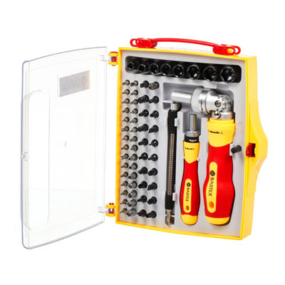 Набор отверток (реверсивная с битами) 61 предмет Bartex