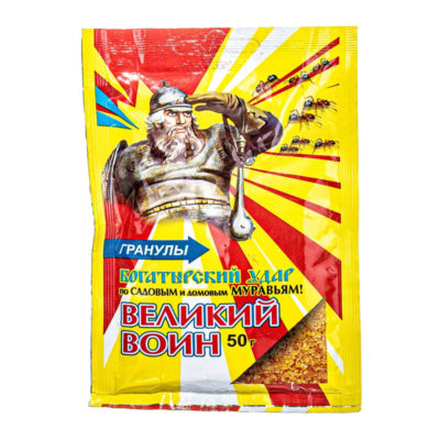 Гранулы от муравьев Великий Воин 50 гр