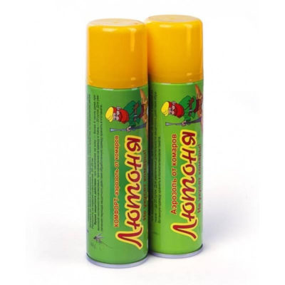 Аэрозоль  от комаров "Лютоня" 150мл.