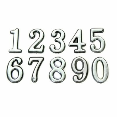 Цифра уличная на дверь Аллюр в ассортименте