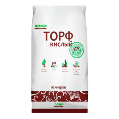 Торф кислый 10 л