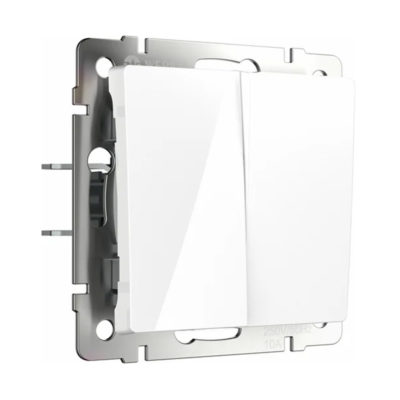 Механизм перекрест. переключателя 2-кл. СП 10А белый Werkel