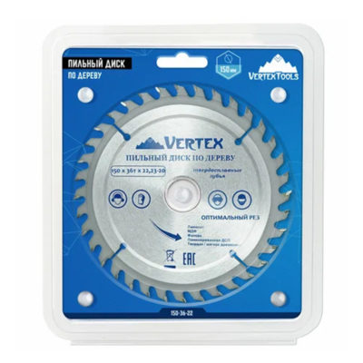 RST-374 Диск пильный по дереву 150*22