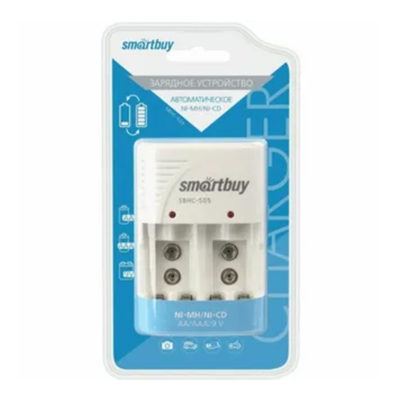 Зарядное устройство автомат. для аккум Ni-Mh/Ni-Cd Smartbuy