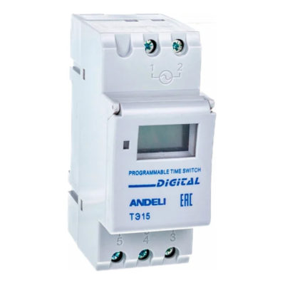 Таймер цифровой на рейку ТНС-ТЭ15 15А 230В