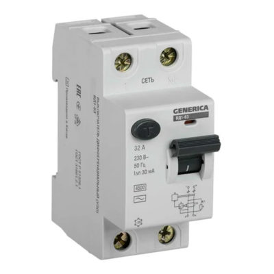 УЗО ВД1-63 32А Generica