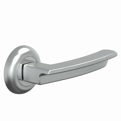 Ручка на круглой розетке Bravo A-493 C Хром 8*150 мм