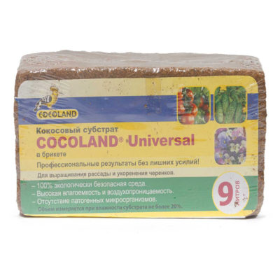 Кокосовый субстрат универсал 9 л