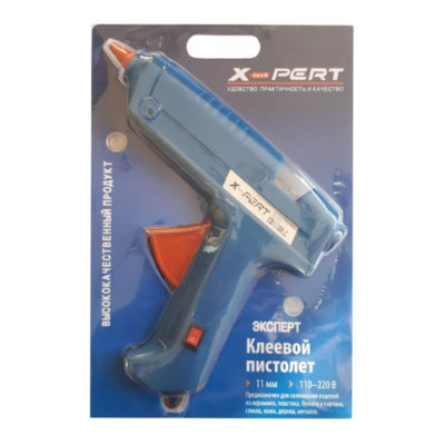 Термопистолет 80 W серый X-pert