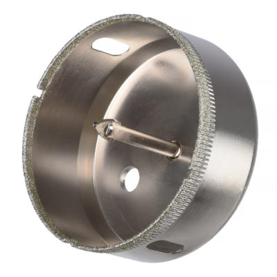 Коронка по стеклу и керамике с центр. сверлом 110*55 VERTEXTOOLS