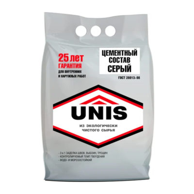 Цементный состав Юнис серый 5кг