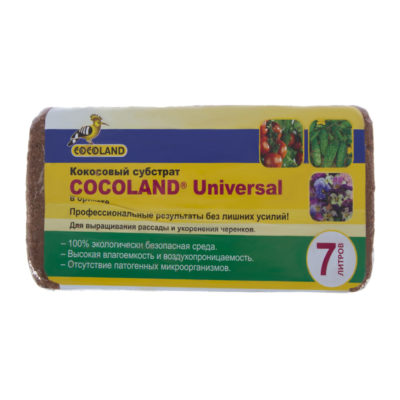 Кокосовый субстрат универсал (брикет) 7 л