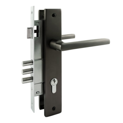 Замок врезной N108-85 K графит (Нора-М)