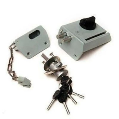 Замок ЗНД1А К (Л/А) с цепью (серый) Рязань