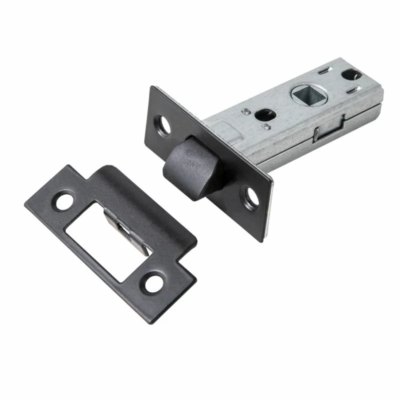 Защелка дверная С-45П графит (пласт.яз.)