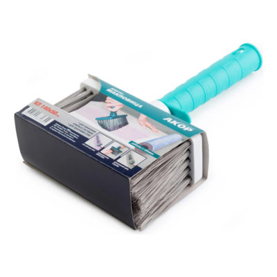 Кисть маклавица АКОР 170*70 двухкомп. ручка  натур щетина