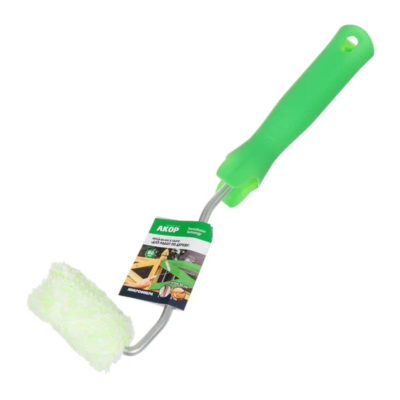 Валик малярный АКОР мини микрофибра 60 мм с бюгелем
