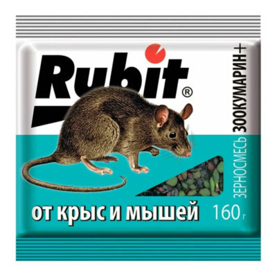Зоокумарин Рубит + зерновая смесь 160г