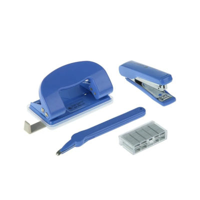 Набор степлер + скобы +антистеплер