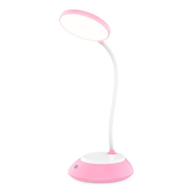 DE603 PI/WH Светильник светодиод. настольный роз/бел 2800-6500К 5W AMBRELLA