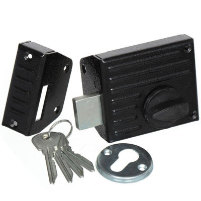 Замок накладной ЗЕНИТ 3Н1-2.1 (черный)