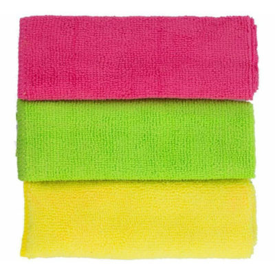 Салфетка бытовая микрофибра 30*30 (3 шт)