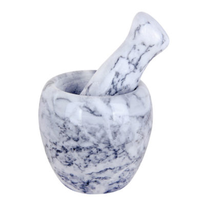 Ступка и пестик мрамор 10*8