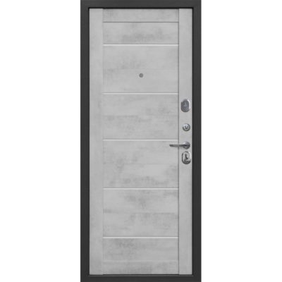 Дверь 860 Левая Гарда 7.5 см Бетон Снежный Серебро