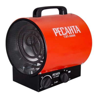 Электр. Пушка тепловая 3кВт ТЭП-3000К
