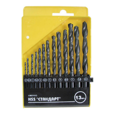 Набор сверел по металлу (13шт)