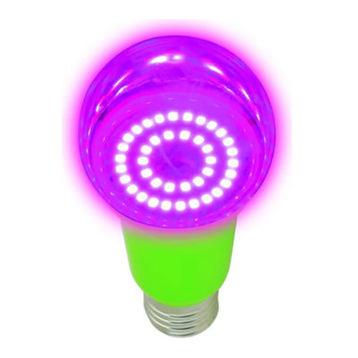 LED-A60-15W/SPSB/E27/CL PLP30GR Лампа светодиодная для растений. Форма "А"