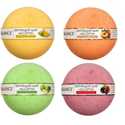 Шары бурлящие для ванны в ассорт. 120 г