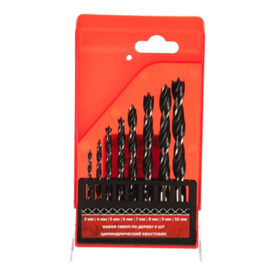 Набор сверел по дереву 8шт