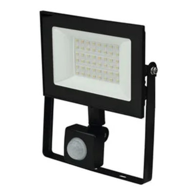 ULF-F62 50W/6500K SENSOR IP54 220-240V BLACK Прожектор светодиодный с датч. движ+освещ. Дневной свет. TM Volpe