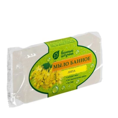 Мыло кусковое "Липа" 100г БШ