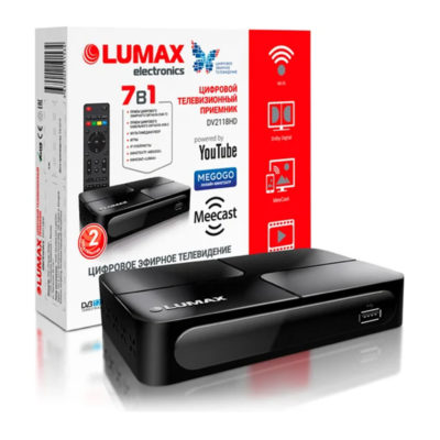 DV2118HD Ресивер 30 каналов пласт.корпус