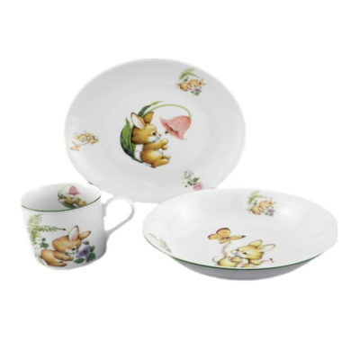 Набор посуды детский "Милый зайчик"