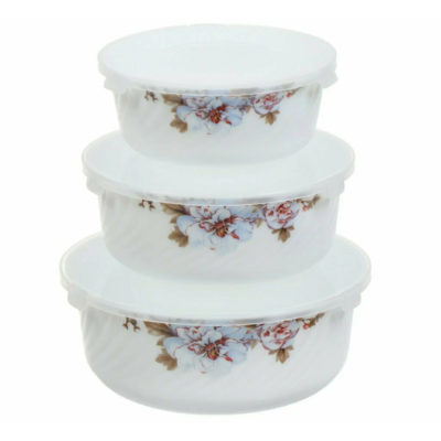 Салатник круглый стеклокерамика 3 шт.